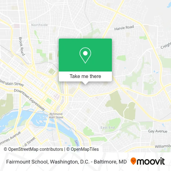Fairmount School map