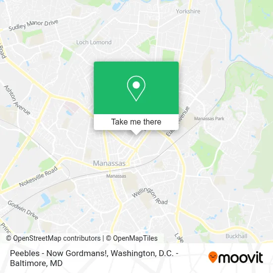 Peebles - Now Gordmans! map