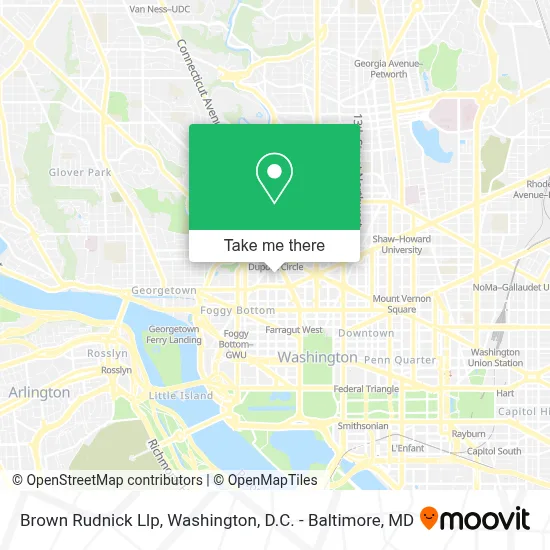 Brown Rudnick Llp map