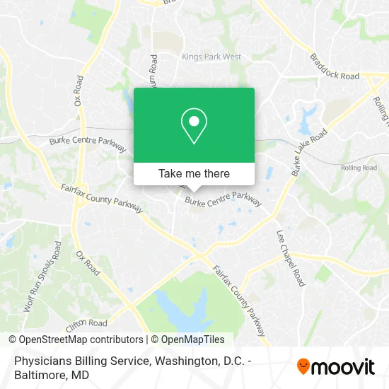 Physicians Billing Service map