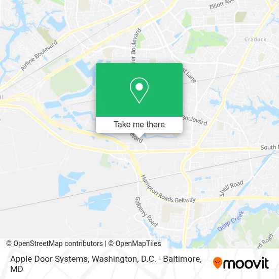 Apple Door Systems map
