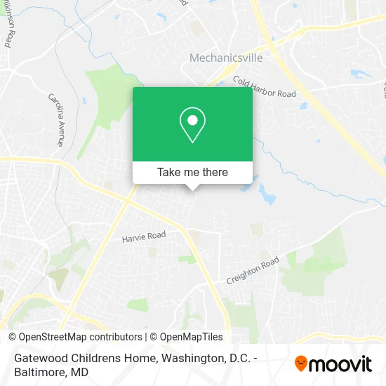 Gatewood Childrens Home map