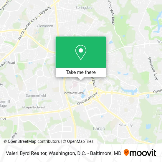 Valeri Byrd Realtor map
