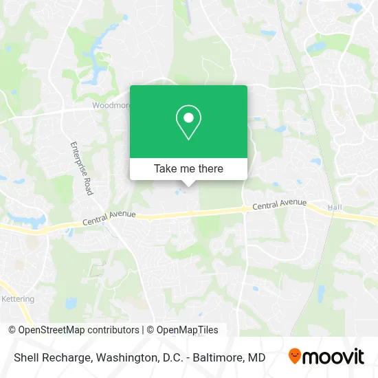 Shell Recharge map