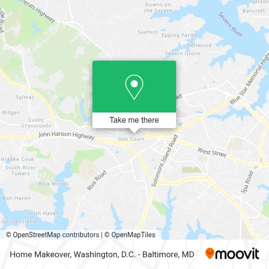 Home Makeover map