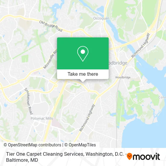Tier One Carpet Cleaning Services map