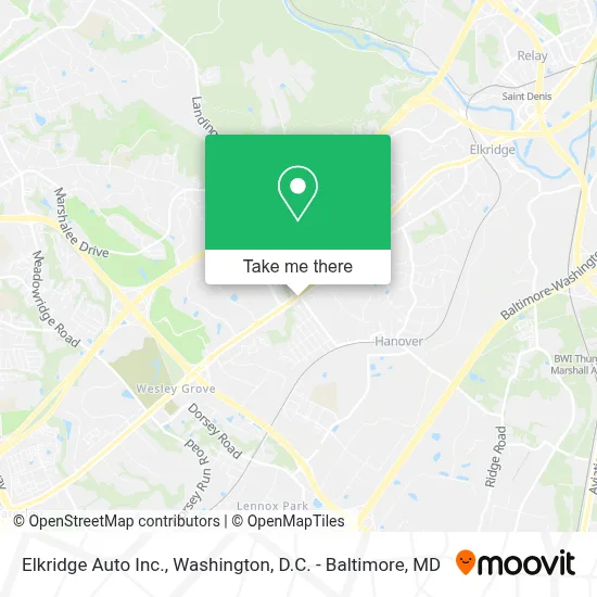 Elkridge Auto Inc. map