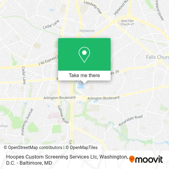 Hoopes Custom Screening Services Llc map