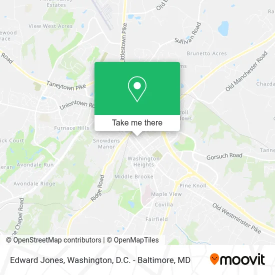 Edward Jones map