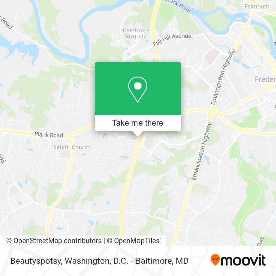 Beautyspotsy map