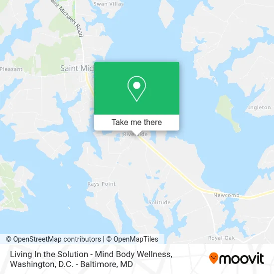 Living In the Solution - Mind Body Wellness map