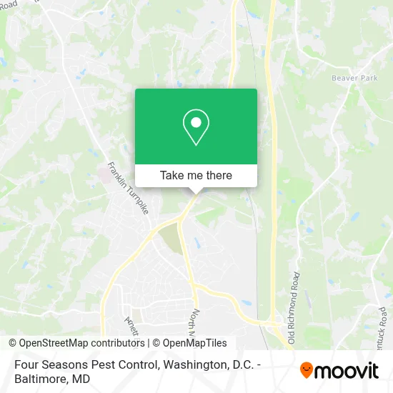 Four Seasons Pest Control map