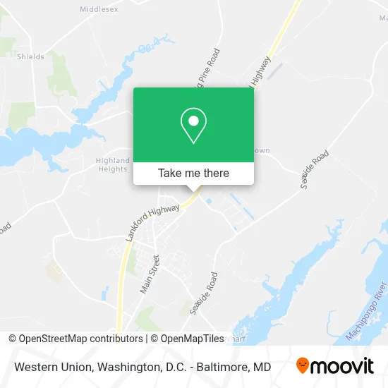 Western Union map