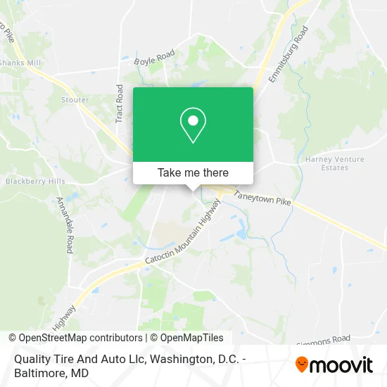 Quality Tire And Auto Llc map