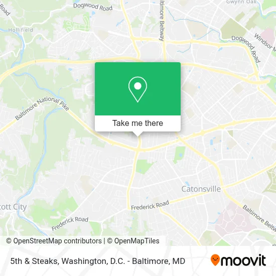 5th & Steaks map