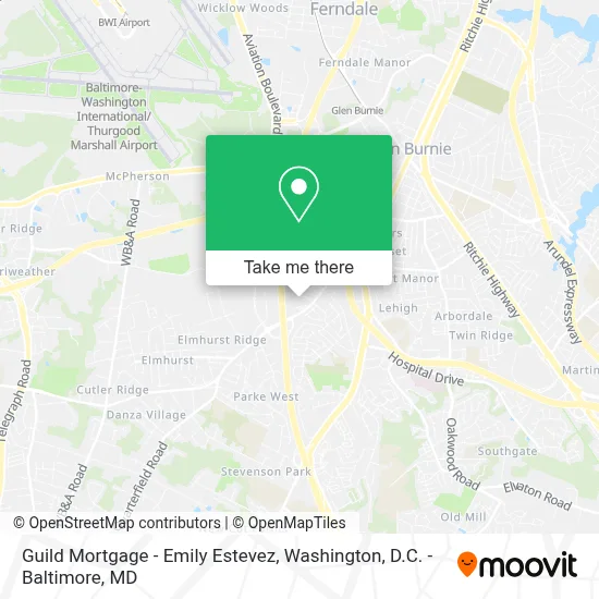 Guild Mortgage - Emily Estevez map
