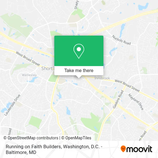 Running on Faith Builders map