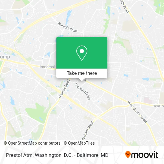 Presto! Atm map