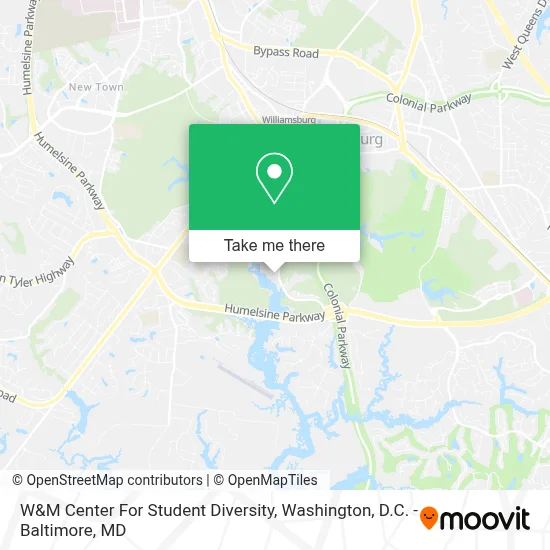 W&M Center For Student Diversity map
