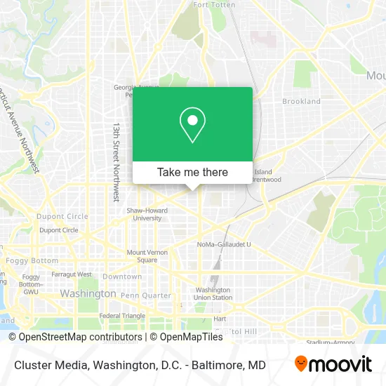 Cluster Media map