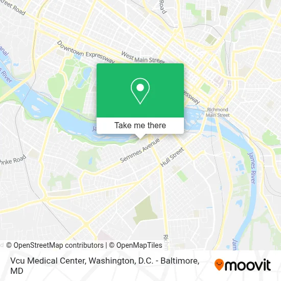 Vcu Medical Center map