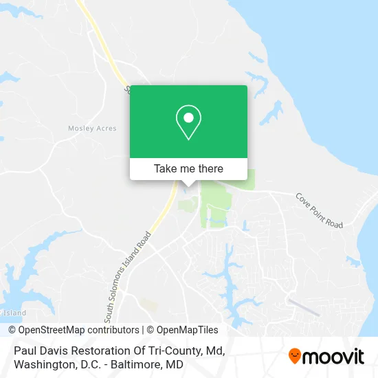 Paul Davis Restoration Of Tri-County, Md map