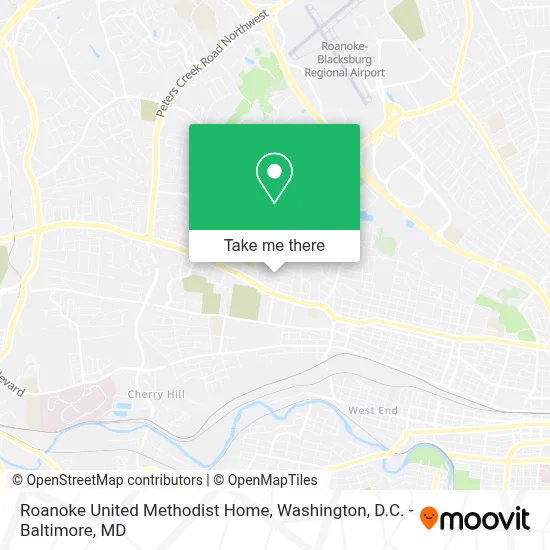 Roanoke United Methodist Home map