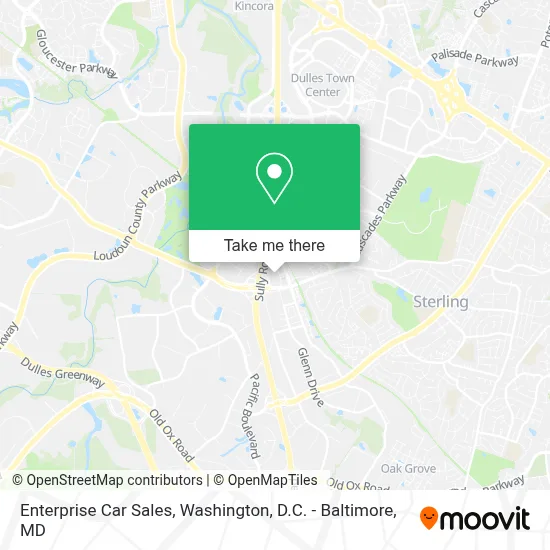 Enterprise Car Sales map
