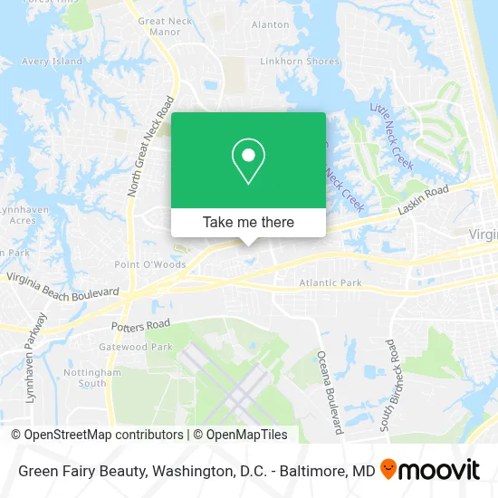 Green Fairy Beauty map