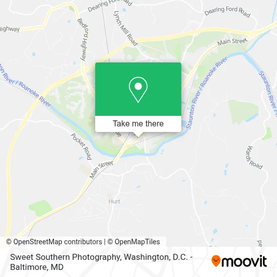 Sweet Southern Photography map
