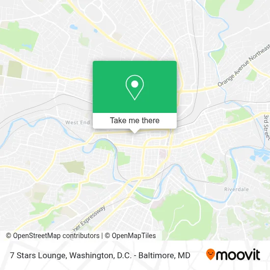 7 Stars Lounge map