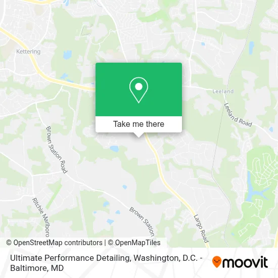 Ultimate Performance Detailing map