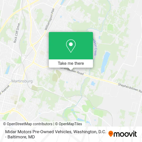 Midar Motors Pre-Owned Vehicles map
