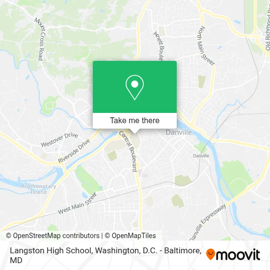 Langston High School map