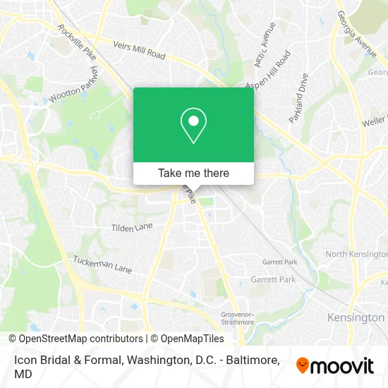 Icon Bridal & Formal map
