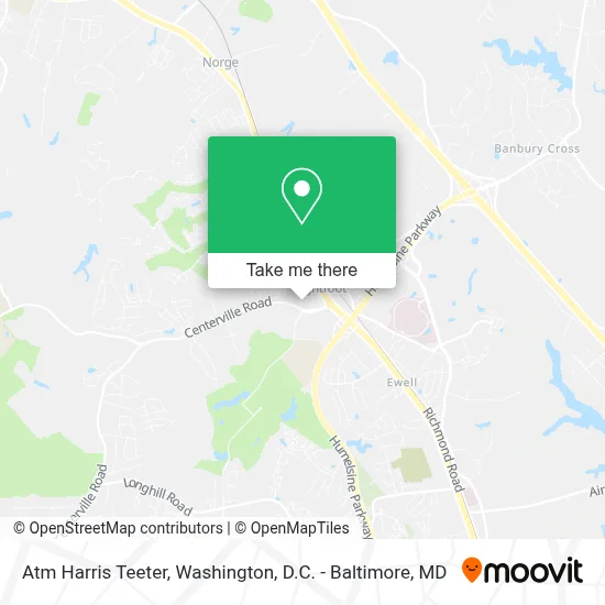 Atm Harris Teeter map