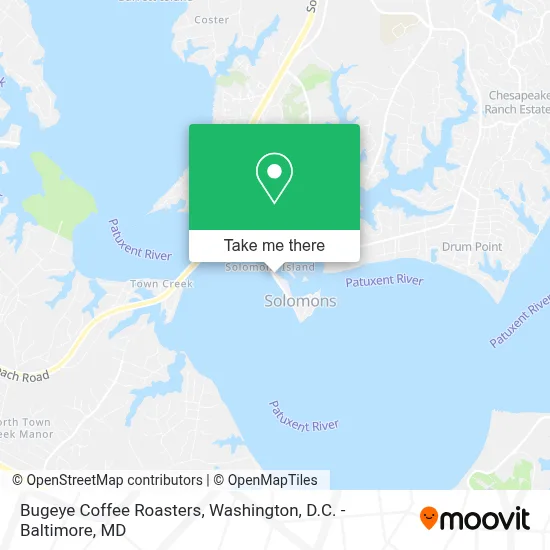 Bugeye Coffee Roasters map