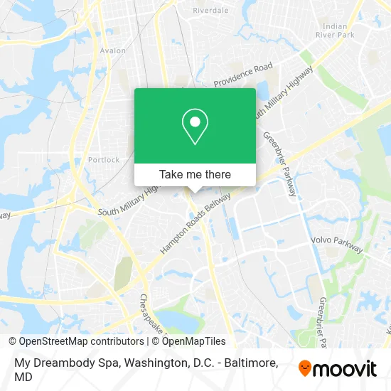 My Dreambody Spa map