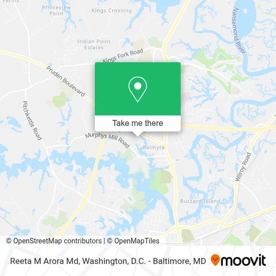 Reeta M Arora Md map
