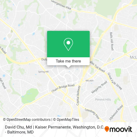 David Chu, Md | Kaiser Permanente map