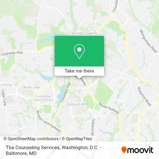 Tba Counseling Services map