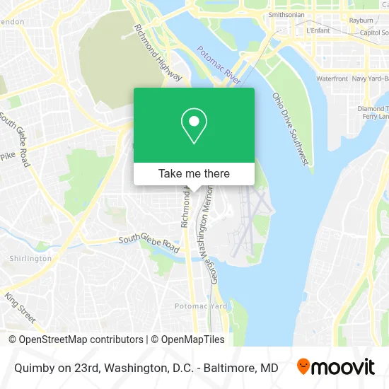 Quimby on 23rd map