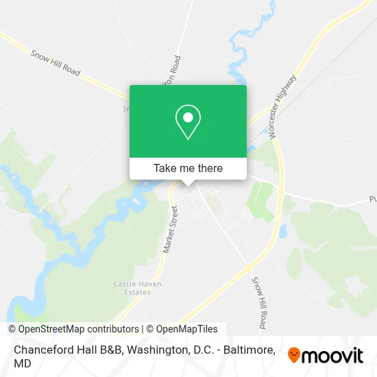Chanceford Hall B&B map