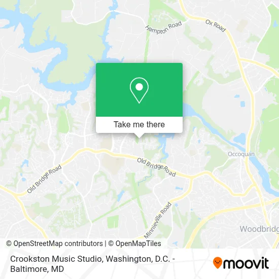 Crookston Music Studio map