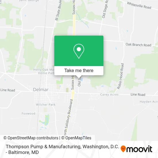 Thompson Pump & Manufacturing map
