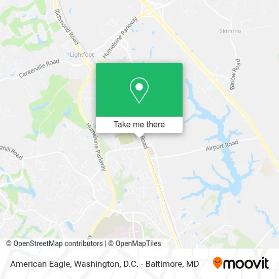 American Eagle map