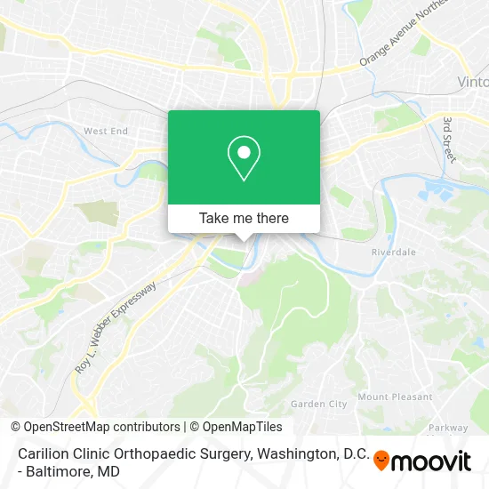 Carilion Clinic Orthopaedic Surgery map