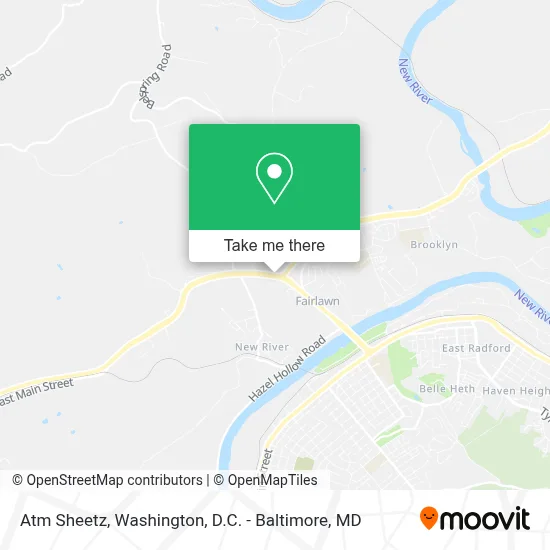 Atm Sheetz map