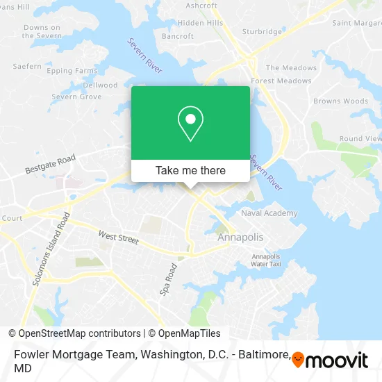 Fowler Mortgage Team map