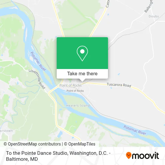 To the Pointe Dance Studio map
